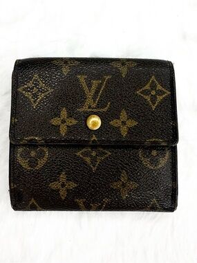 *LOUIS VUITTON* Vintage Classic Monogram Portefeuille Elise Wallet